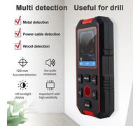 NOYAFA NF-518S Metal Detector per scanner da parete per legno, filo CA, rame e misurazione della distanza laser con precisione precisa