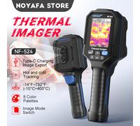 NOYAFA NF-524 Termocamera Professionale Palmare 120*90 Risoluzione -10~400 ℃ Tavolozza di 8 colori Risparmia immagini Analisi del PC