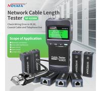 NOYAFA NF-8108M Tester per cavi di rete Localizzatore per cavi Misura tester di lunghezza Strumenti di rete Trova guasti per cavi con 8 estremità remote