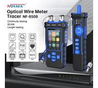 NOYAFA NF-8508 Tester per cavi di rete Misuratore di cavi ottici Tracer LCD Digitale Ricaricabile Linea di rete Finder Filo PoE Checker