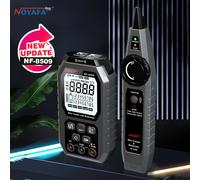 NOYAFA NF-8509 Tester Multimetro Due-in-Uno e Rilevatore di Cavi di Rete per Test POE, NCV, AC/DC, con Tracker Fili LCD