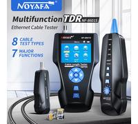NOYAFA NF-8601S Tester per cavi Localizzatore di cavi di rete con funzione PoE/PING Tester di misurazione Lan Misura la lunghezza Tester del cavo