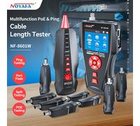 NOYAFA NF-8601W Tester per cavi di rete RJ45 RJ11 Tracciatore per cavi PING Tester Controllo POE Strumenti di rete per ricerca cavi multiuso NF-8601W