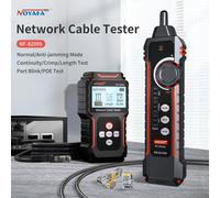 noyafa Nuovo NF-8209S Tester per cavi di rete LCD Localizzatore di cavi PoECurrent Lunghezza cabl RJ45 Localizzatore di cavi Strumento tester multifunzionale