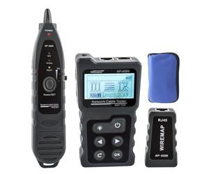 NOYAFA Tester del cavo di rete per LAN CAT5 CAT6, NF-8209 Ethernet multifunzione tester di lunghezza del cavo del tracker. con test PoE.