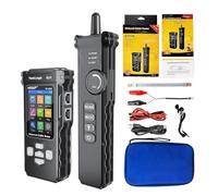 NOYAFA Tester di rete con scansione IP, test PING e switch rate, mappatura dei cavi di rete TDR, tester per cavi Ethernet RJ11 RJ45 per test PoE Cat5/Cat6, NF-8506