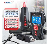 NOYAFA Tester per cavi di rete NF-8601 Localizzatore di cavi con PoE/PING Misura lunghezza Wiremap Tester Strumenti di rete NF-8601