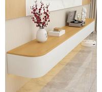 NOYHHAV TV owboard bicolore + luce console da parete con cassetti, mobile da appendere per soggiorno, camera da letto, sala da pranzo, 160 x 24 x 20 cm