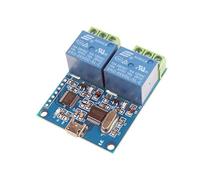 NOYITO Modulo relè micro USB a 2 canali Interruttore di controllo intelligente USB Interruttore di controllo intelligente USB (Micro USB a 2 canali)