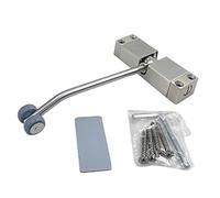 NOYOTA Gate Closer,Silent Door Closer,Spring Automatic Mounted Door Stops Adjustable Surface Door Closer Adjustable (Color : Ivory)