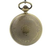 NOYOTA Vintage Sculptured Pocket Watch,Wrist Watches,Antique Mechanical Lucky Dragon Phoenix Black Skeleton Dial Roman Numberals with Chain + Gift Box