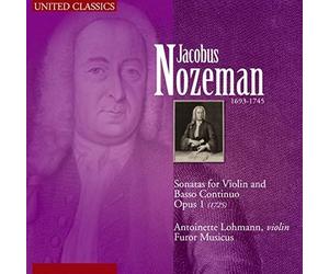 Nozeman/ Lohmann/ Furor Musicus - Sons For Violin & Basso Continuo Op. 1