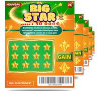 NOZHAM® 5 carte da grattare annuncio di gravidanza, bambino arrivo, annuncio per bambini, annuncio nascita originale, biglietto BIG STAR annuncio gravidanza, nonni e nonni nonni nonni - nonni - nonni