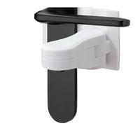 NOZLIHMH 1-5 serrature universali a leva per bambini, rotazione di 180°, autoadesive, per porte e finestre (4 pezzi)