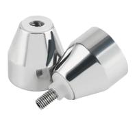 NOZLIHMH Pomello per porta del bagno in lega di alluminio per armadietto della doccia e credenza della cucina, maniglia hardware con vite, decorazione moderna per la casa (marrone)