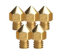 Nozzles kit, 20 pz MK8 Ugello In Ottone 0.2-0.8 MM Estrusore Testina di Stampa for 1.75 MM CR10 Ender-3V2 Anet A8 3D Accessori for Stampanti,for replace(0.6mm)