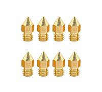 Nozzles kit, 5/10PCS MK8 Ugello In Ottone 0.2MM .3MM .4MM .5MM Estrusore Testina di Stampa for 1.75MM CR10 CR10S Ender-3 3D Stampante Acc,for replace(04mm 3.00mm)