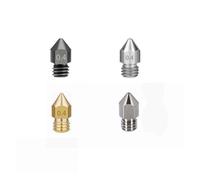 Nozzles kit, 5 pezzi, compatibile for FLSUN -S PRO ugello estrusore Q5 Hotend QQS parte stampante 3D 0,4 mm ottone/acciaio/lega di titanio TC4 1,75 mm,for replace(TC4 Titanium Alloy)