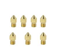 Nozzles kit, Estrusore for stampante con testina ugello MK8 0,2 mm, 3 mm, 4 mm, 5 mm for 1,75 mm, compatibile con Makebot 3D,for replace(0.3mm)