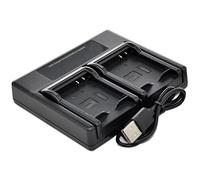 NP-FW50 Caricabatterie uSB Dual fr Sony NPFW50 NEX-3 NEX-5 NEX-6 NEX-7 NEX-C3 NEX-F3 DSC-RX10 II