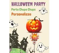 Np-Italia Porta Chupa Chups Personalizzato, Confezione da 10 Pezzi Supporto per Lollipop in Cartoncino con Personaggi Disney, Marvel e Minions, Decorazione per Feste (Halloween)