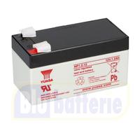 NP1,2-12 YUASA batteria AGM ermetica ricaricabile al piombo 12V 1,2Ah F. 4,8mm