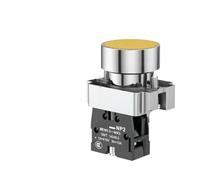 NP2 Flat Button Mushroom Head Button Switch Xb2 Knob Starts Emergency Stop Ba31 Self Reset Self-locking Button With Light EKFBQBGW(NP2-BA51)