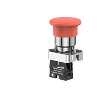 NP2 Flat Button Mushroom Head Button Switch Xb2 Knob Starts Emergency Stop Ba31 Self Reset Self-locking Button With Light CZAOINCU(NP2-BC42)