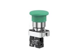 NP2 Flat Button Mushroom Head Button Switch Xb2 Knob Starts Emergency Stop Ba31 Self Reset Self-locking Button With Light EKFBQBGW(NP2-BC31)