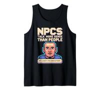 NPC Logic Better Than People Gamer Graphic Canotta