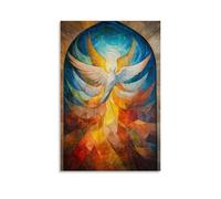 NPEJLCIGH Decorazione murale cristiana, pentecoste, la discesa dello Spirito Santo, decorazione da parete moderna, stampa artistica da parete, 40 x 60 cm