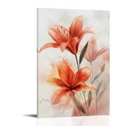 NPEJLCIGH Poster floreale - Petali nel vento - Un sogno ad acquerello moderno da appendere - Stampa artistica murale 20 x 30 cm