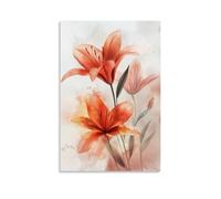 NPEJLCIGH Poster floreale - Petali nel vento - Un sogno ad acquerello moderno da appendere - Stampa artistica murale 20 x 30 cm