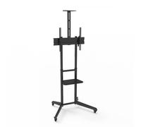 NPF10313 STAFFA PAVIMENTO TV FINO 600X400 NPF10313 LOAD 50KG CON RUOTE 560320