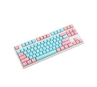 Npkc 61 87 104 chiavi Miami spessore PBT Keycap OEM profilo per MX interruttori GH60 Tenkeyless Mechanical Gaming tastiera 87 Top Print