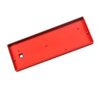 NPKC GH60 A60 Heavy Anodizzato Alluminio CNC Caso Piastra di Base per 60% Tastiera da Gioco Meccanica Compatibile Poker2 Pok3r Faceu 60 Etc (Rosso)