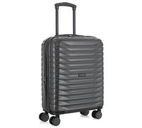 NPLE Krypton - Trolley S Espandibile Bagaglio a Mano, 55 x 40 x 20 cm, con TSA, Con cerniera espandibile 5 cm 35/41 L, super leggero 2,4 kg (Dark Grey, Bagaglio a mano 55x40x20cm)