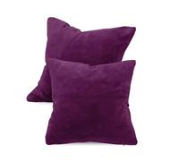 npluseins 1257.1667 - Confezione da 2 federe per cuscino, 50 x 50 cm, colore: Viola