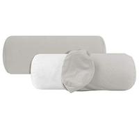 npluseins 1331.1812 - Confezione da 2 federe in Jersey di Cotone, Colori Assortiti, Argento, ca. 40 x 15 cm