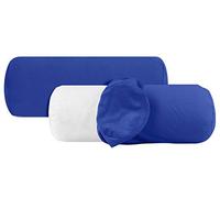 npluseins 1331.1812 - Confezione da 2 federe in Jersey di Cotone, Colori Assortiti, Royal, ca. 40 x 15 cm