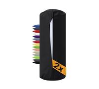 npluseins Confezione da 2 federe per cuscini cervicali, 40 x 15 cm, 100% cotone, 1596.2330, 40 x 15 cm, colore nero