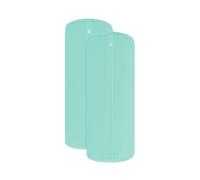 npluseins confezione doppia di federa per cuscino in jersey - federa per cuscino tinta unita 1389.1908, circa 40 x 15 cm, menta