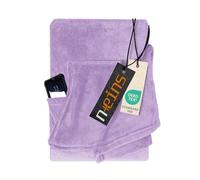 npluseins Coral 1448.2043 - Coperta in pile, con maniche e marsupio