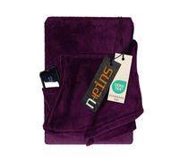 npluseins Coral 1448.2043 - Coperta in pile, con maniche e tasca sul ventre, colore: Viola