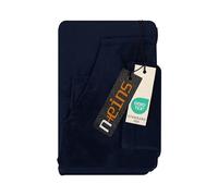 npluseins Coral Fleece 1448.2043 - Coperta originale con maniche e marsupio, 90 x 150 cm, colore: Blu marino