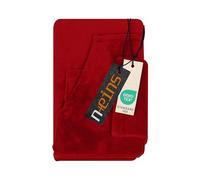 npluseins Coral Fleece 1448.2043 - Coperta originale con maniche e marsupio, 90 x 150 cm, colore: Bordeaux