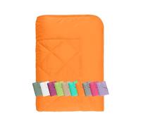 npluseins Estate coperta - coperta da picnic - leichtbettd angolo - in 2 dimensioni e in 7 colori moderni, Orange, ca. 135 x 200 cm