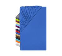 npluseins Lenzuolo con angoli in microfibra - traspirante e adatto a persone allergiche 1519.2192, 120 x 200 cm, colore: royal