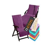 npluseins Rivestimento per lettino da giardino o sedia da giardino, spugna 1593.2317, 70 x 200 cm, bacca