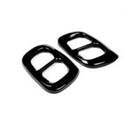 NPNGLCKCVF Per Mercedes Per Benz Classe GLA X156 2015 2016 2017 2018 Nero Argento Acciaio Inox Auto Coda Gola Tubo Scarico Marmitta Punta Copertura Finiture(Nero)
